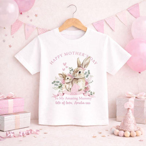 Children's clothing with the mothers day t-shirt design