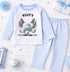Children's clothing with the boys 1st birthday pyjamas design