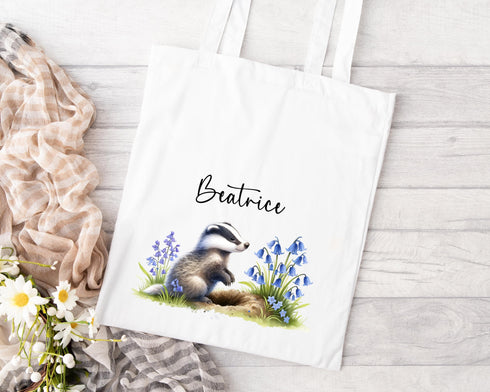 Personalised Badger Gifts Lavender Mug Cushion Tote Bag More in Gift Box