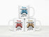 Gold Gaming Controller Mug – Personalised Limited Edition Ceramic Coffee Cup - Red