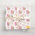 Personalised Birthday Wrapping Paper - Girls Capybara Gift Wrap Age 1-9 Pink Name