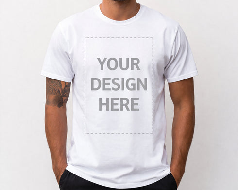 Personalised Adult T – Shirt – Upload Your Own Design – Custom Unisex Tee - Ladies Small
