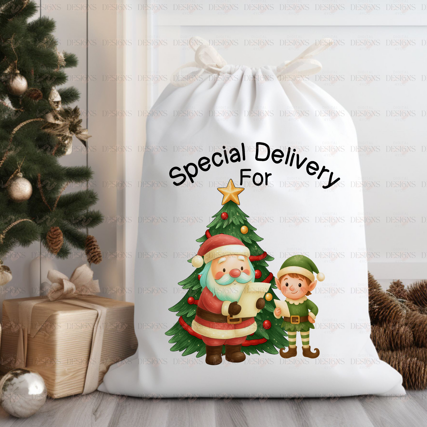Limited Edition PNG – Exclusive Christmas Digital Artwork for Personalised T – Shirts