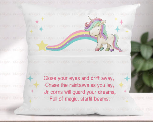 Unicorn Book Cushion (Exclusive, Only 25 Sets Available)