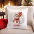 Personalised Christmas Mouse Cushion Cover | Super Soft and Fully Washable | Gift for Him or Her