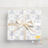 Personalised Baby Wrapping Paper – Blue Dragon Baby Boy Gift Wrap with Name