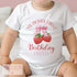 Personalised My Berry First Birthday T-shirt Sleepsuit Vest PJs or Bib