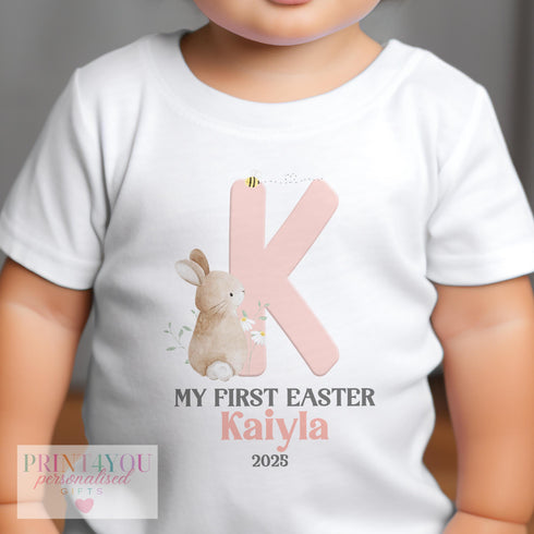 Easter Babygrow, Babies 1st Easter, My First Easter, First Easter sleepsuit, New baby gift, Easter baby outfit, Adorable Bunny Rabbit