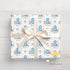 Personalised Birthday Wrapping Paper - Custom Name Age 6 Dog Birthday Gift Wrap