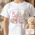 Personalised Princess Birthday Pyjama T-Shirt – "When I Wake Up I Will Be..." – Custom Name & Age (1-5) | White Cotton Tee | 6m to Age 8