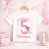 Personalised Fairy Birthday Shirt – Custom Name Girls Birthday T – Shirt Pink Fairy Design - 6-12 months