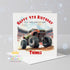 Personalised Monster Truck Card - Custom Name Birthday Keepsake For Kids