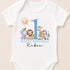 Children's clothing with the 1st birthday outfit design