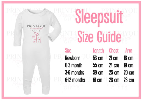 Mother's Day Sleepsuit, Our First Mother's Day, 1st Mother's Day as My Mummy, Mothers Day Gift from Baby, Gift for Mum