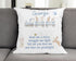 Personalised Childrens Book Cushion - Blue Train Design Perfect Easter Gift with Bunny Rabbit Theme