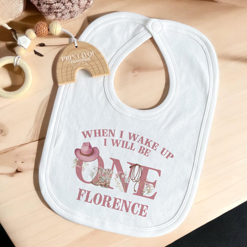 Personalised My First Rodeo T-Shirt for Girls - Pink Cowgirl Style Vest Sleepsuit or Pyjamas