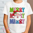 Daddy and Me Christmas T-Shirts | Colourful Santa Tops | Add Any Name