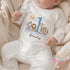 Personalised 1st Birthday Outfit – Safari Baby Boy Vest Bodysuit Cake Smash Set