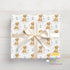 Personalised Dog Wrapping Paper, Golden Retriever Birthday Gift Wrap
