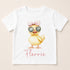 Personalised Duck Children's T-Shirt | 100% Cotton Kids Tee