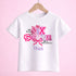 Children's clothing with the birthday t-shirt design