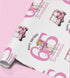 Personalised Golf Wrapping Paper, Custom Name Age Birthday Wrap