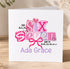 A personalized birthday card for a girl named Ada Grace, celebrating her sixth birthday.