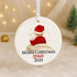 Personalised Ceramic Christmas Bauble 2025 Custom Ornament Gift for Boys Girls