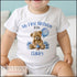 Personalised First Birthday One T-shirt, Sleepsuit and vest, Blue Teddy Bear First Birthday Outfit.