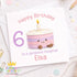 Birthday Card Girls – Pastel Kawaii Cake Design | Custom Name & Age