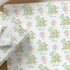 Personalised dragon 1st birthday wrapping paper with pastel balloons, custom name gift wrap for boys birthday presents.