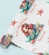 Personalised Mermaid Wrapping Paper – Custom Name Birthday Gift Wrap For Girls