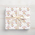 Personalised Christmas Wrapping Paper, Reindeer, Custom Name Gift Wrap