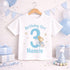 3rd Birthday Girl Shirt – Personalised Fairy Birthday Tee With Custom Name - 6-12 months