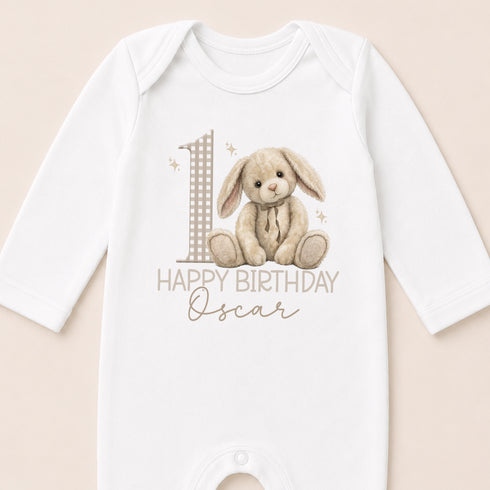 Children's clothing with the 1st birthday outfit design