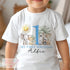 Personalised Baby Birthday Outfit | Jungle Animal Baby Wear - Custom Safari T-Shirt & Sleepsuit