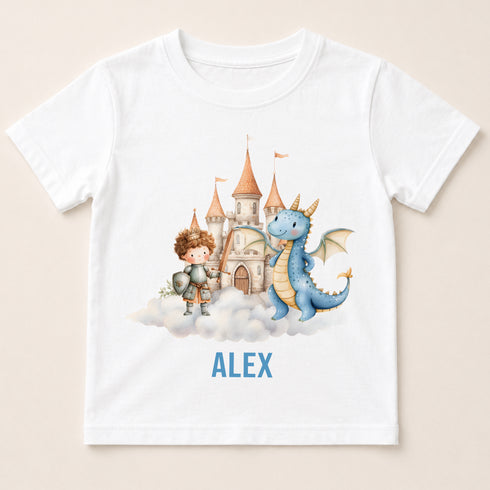 Children's clothing with the dragon t-shirt design