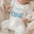 Personalised Dino Birthday Outfit - Baby Boy 1st Birthday Cake Smash T-Shirt