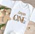 Personalised Safari First Birthday T-shirt, I am One, Sleepsuit, Vest or T-shirt