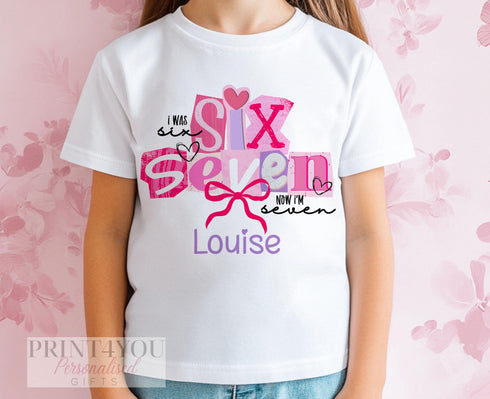 Children's clothing with the birthday t-shirt design
