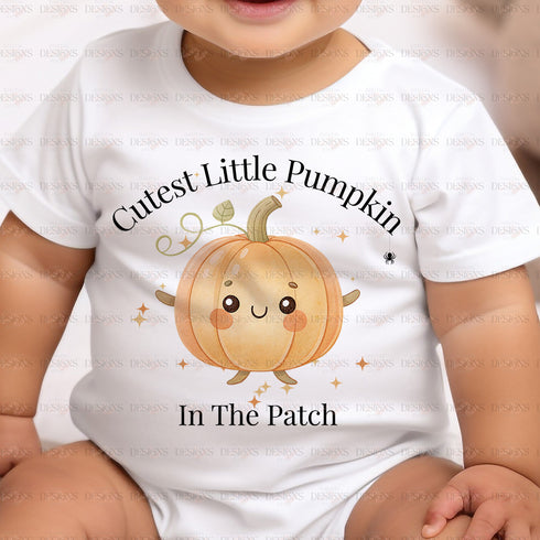 Cutest Pumpkin Digita PNG Design (Exclusive, Only 30 Sets Available)