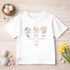Personalised Easter Bunny Shirt – Custom Name Girls Easter Top | Soft Cotton Tee
