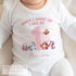 Under the Sea Pink Personalised 'When I Wake Up I Will Be One' Sleepsuit & Vest - 1st Birthday Outfit