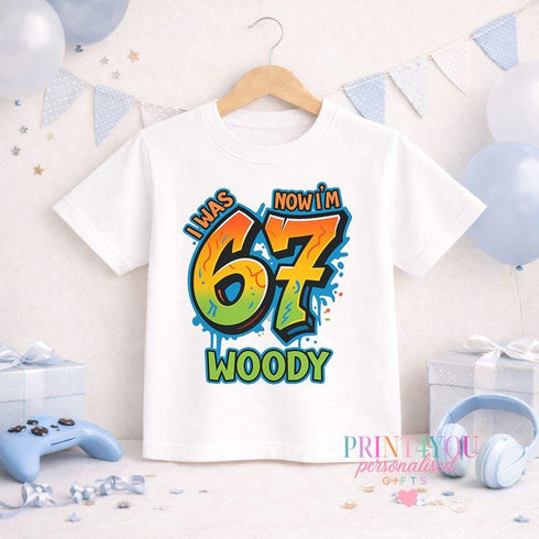 Personalised Kids T – Shirt – Boys Birthday Shirt With Fun Meme Design – Soft Cotton Tee