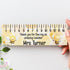 Personalised Bee Teacher Ruler - Custom 15cm Acrylic Ruler with Name Thoughtful End of Term Gift