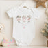 First Easter Baby Outfit – Personalised Soft Cotton Bunny Vest & Sleepsuit Gift