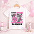 Personalised Birthday T – Shirt – Girls 7th Birthday Tee With Pastel Party Design - 4-5 years