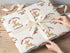 Personalised Christmas Wrapping Paper, Reindeer, Custom Name Gift Wrap