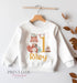 Personalised Birthday Age Sweatshirt Jumper For Children. Any Age, White Cotton Sweatshirt - Fox party and Number