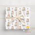 Personalised Christmas Wrapping – Custom Name Owl Gift Wrap with Snowflake Design Paper
